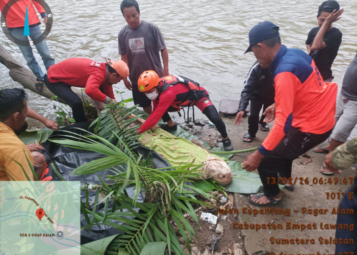 BPBD Empat Lawang Evakuasi Korban Hanyut di Sungai Musi/// Ditemukan di Hari Kedua Pencarian