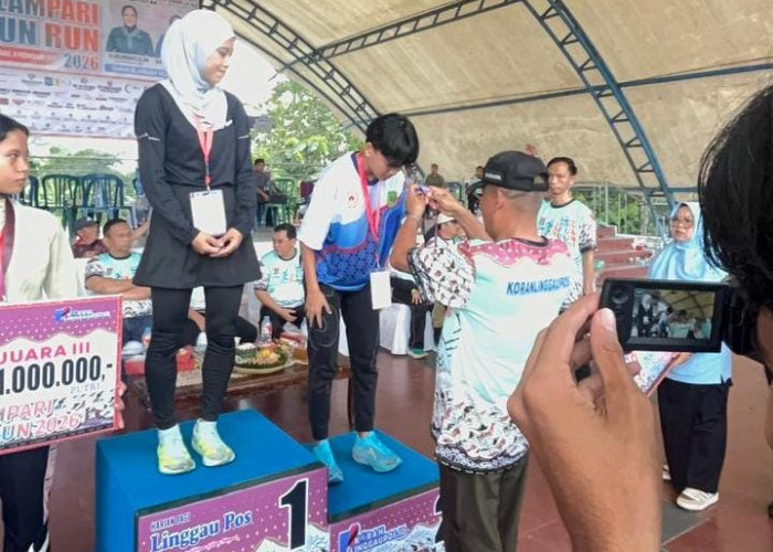 Nanda Della dari Empat Lawang Sabet Podium 2 Silampari Fun Run
