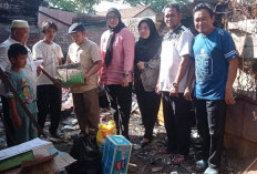 BAZNAS Muba Salurkan Bantuan untuk Korban Kebakaran 
