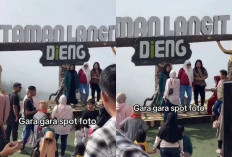 Heboh! Dua Ibu-Ibu Cekcok Gara-Gara Rebutan Spot Foto di Pintu Langit Dieng
