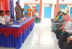 Kapolsek Pimpin Rapat Penyusunan Panitia HUT RI