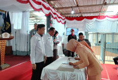 Lapas Pagaralam Gelar Sertijab dan Pisah Sambut Kalapas Baru