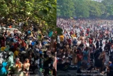 Liburan di Pantai Anyer & Carita Berubah Jadi Lautan Manusia, Netizen: 'Healing Malah Heleung!'