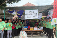 SMA Negeri 1 Pendopo Salurkan Bantuan untuk Korban Kebakaran 