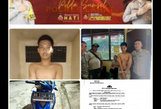 Polsek Pajar Bulan Tangkap Tersangka Pencurian Motor di Lahat