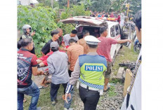Nekat Terobos Palang Pintu Perlintasan