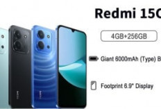 Redmi 15C Resmi Meluncur, HP Sejutaan Mirip iPhone 12 dengan Baterai 6000 mAh