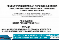 Bocoran Terbaru! CPNS 2025 Dibuka Februari, Berikut Link Pendaftaran dan Cara Cek Formasi