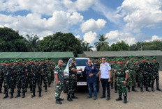 Kasdam II/Sriwijaya Tinjau Kesiapan Yon TP 984 di Desa Tampang Baru