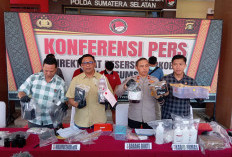 Polda Sumsel Gerebek Home Industri Narkoba Sintetis Cair