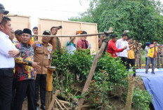 Deru Tinjau Jalan Longsor di Mura