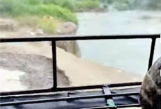 Jalan Nyaris Putus di Bibir Musi Empat Lawang