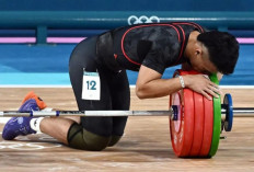 Rizki Juniansyah Raih Medali Emas di Olimpiade Paris 2024 untuk Angkat Besi Kelas 73 Kg