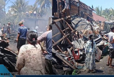 Kebakaran Hebat di Desa Landur, 6 Rumah Ludes, Kerugian Capai Rp1,1 Miliar!