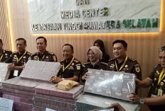 Kejati Titipkan BB 22 Miliar ke Kejari Palembang