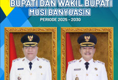 Pemkab Muba Rilis Foto Resmi Bupati dan Wakil Bupati Muba Terpilih