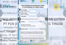 PLN ULP Tebing Tinggi Lakukan Pemadaman Terencana