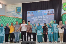 Ketua TP PKK Lahat Hadiri Aksi Bergizi di SMPN 1 Lahat Selatan
