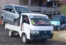 Suzuki Carry Pikap Angkut Toyota Avanza, Netizen Heboh di Media Sosial