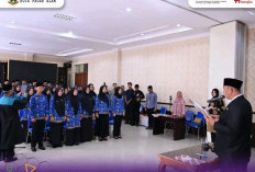 Wako Ludi Lantik 48 Pejabat Fungsional Pemkot Pagar Alam