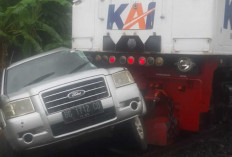Mobil Ford Dihantam Babaranjang