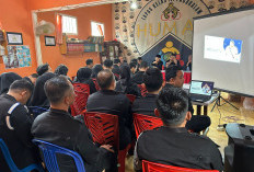 Sampaikan Arahan Dirjen Pemasyarakatan, Lapas Kelas III Pagar Alam Lakukan Rapat Bulan