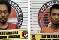 Dua Pria Pengedar Narkotika Ditangkap di Lubuklinggau, Polisi Amankan 8,18 Gram Ganja