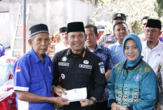 Pj Bupati Tinjau Lokasi Kebakaran di Desa Rantau Dodor