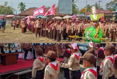 Kabupaten Empat Lawang Gelar Pawai Pramuka untuk Peringatan 63 Tahun Gerakan Pramuka