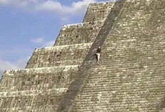 Heboh! Turis Jerman Nekat Panjat Kuil Suci Chichen Itza, Bonyok di Tangan Warga