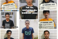 Delapan Tahanan Polres Lahat Kabur Bobol Dinding Sel