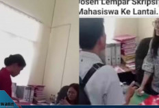 Skripsi Dilempar, Mahasiswa Meluap Emosi: 