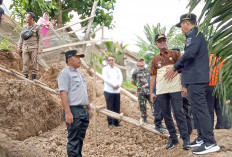 Wakil Bupati Muba Tinjau Lokasi Longsor di Sanga Desa
