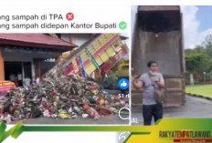 Warga Sintang Kirim 4 Truk Sampah ke Kantor Bupati, Protes Pengelolaan Limbah yang Kian Parah