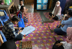 PLTU Banjarsari Datangi Rumah Penderita Stunting 