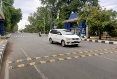 Speed Bump Baru Hiasi Jalanan Kota Lahat