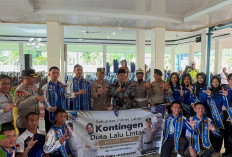 Bupati Lahat Lepas Kontingen Duta Lalu Lintas ke Palembang