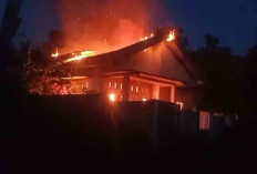 Kobaran Api Hanguskan Rumah di Prabumulih