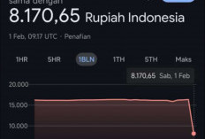 Heboh Google Menampilkan 1 Dolar AS = Rp 8.170, Ini Penjelasannya!