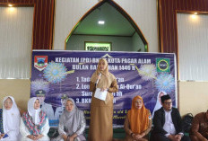 Hj Bertha Membuka Giat Ramadhan BKMT Pagaralam