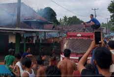 Kebakaran Hebat di Desa Tanjung Ning Simpang, Begini Cerita nya