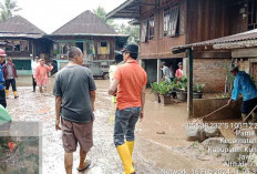 Banjir Melanda Desa Pelajaran dan Desa Nanti Giri 