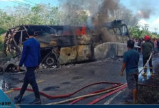 Tragedi Jalinsum Muratara! Tabrakan Maut Bus ALS vs Truk Tangki, 16 Orang Tewas di Tempat