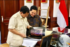 Prabowo dan Erick Thohir Bahas Timnas Indonesia di IKN