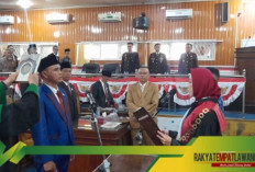 Politisi PAN Darli SH, Resmi Dilantik Menjadi Ketua DPRD