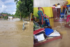 Banjir Bandang Melanda Desa Pasenan Kecamatan Terawas, Kabupaten Musi Rawas