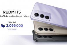 Redmi 15 Resmi Meluncur di Indonesia, Baterai 7000mAh Jadi Andalan