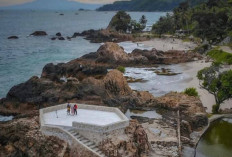 Pantai Marina Lampung Selatan: pesona batu karang yang memukau 