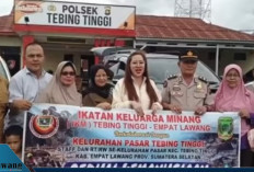 Polsek Tebing Tinggi Berangkatkan Rp41 Juta dan 17 Karung