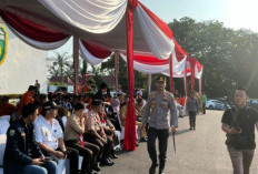 Kapolres Hadiri Apel Gelar Pasukan dan Simulasi Kesiapsiagaan Karhutla